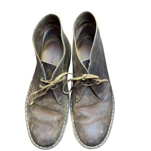 Clarks Originals Desert Boots Women Size 9 Brown Leather Crepe Sole Ankle Chukka